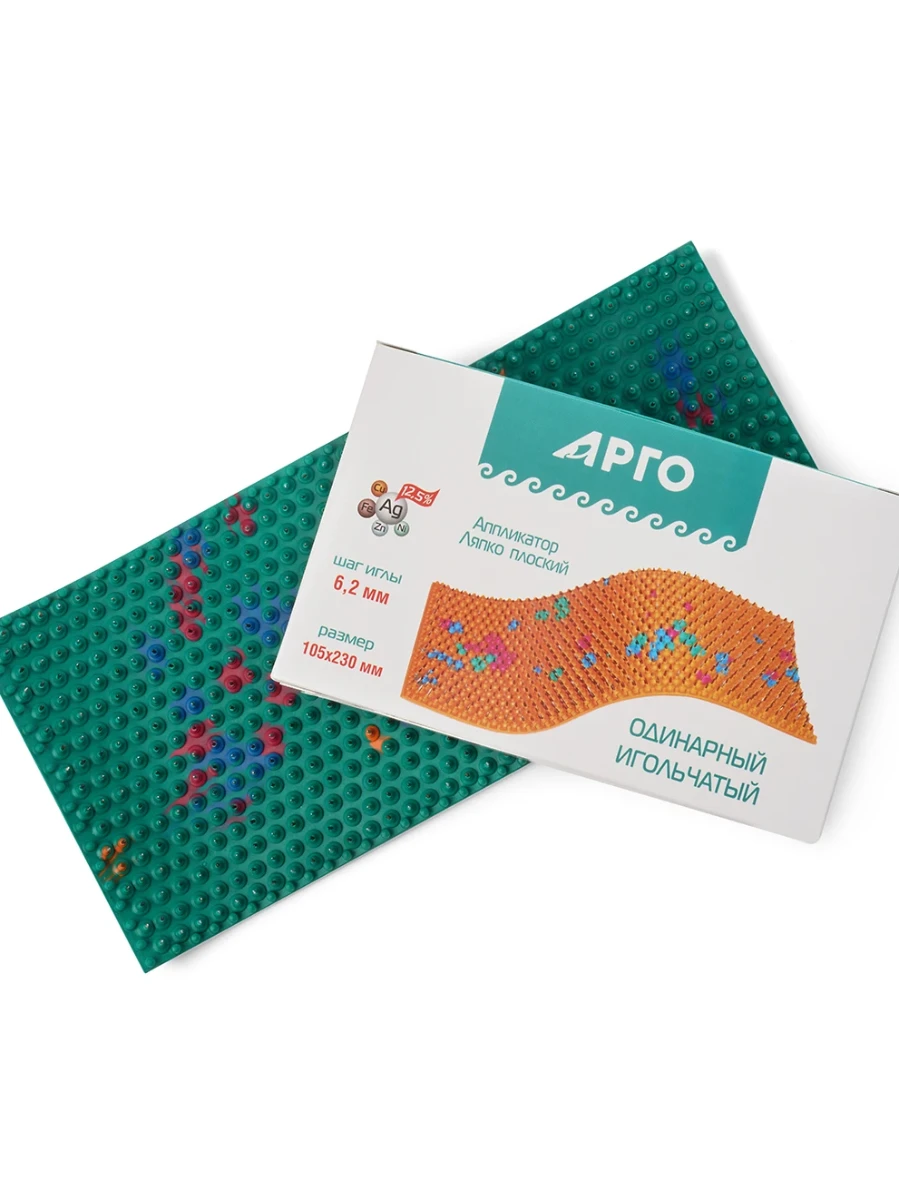 Аппликатор Ляпко «Одинарный» (шаг игл 6,2 мм; размер 105 х 230 мм)