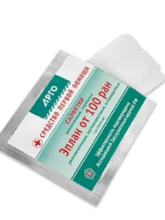 Фото для Салфетки антисептические стерильные «Эплан от 100 ран», 1 шт