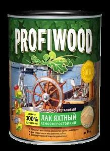 Фото для Лак яхтный алкидно-уретановый, глянец, "Profiwood", "Эмпилс", 2,4кг