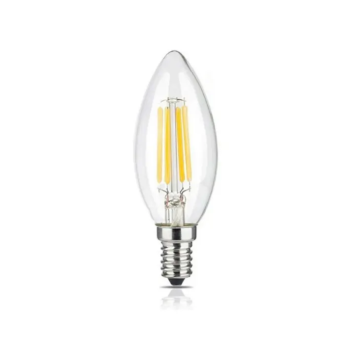Лампа светодиодная филаментная ARTSUN F-LED B35 7W 4000K E14