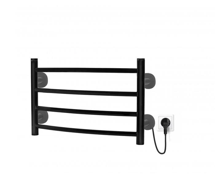 Фото для Полотенцесушитель электр 53х40 Танго черный матовый I 05 328
