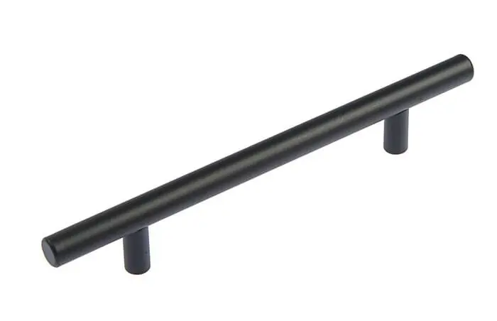 Ручка рейлинг, облегченная, d=12 мм, м/о 128 мм, черный, 4686573