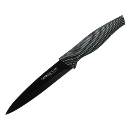 Фото для Карбон Нож кухонный универсальный 12,7см, нержавеющая сталь с антиналипающим покрытием, 803-071