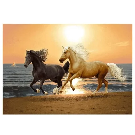 Фото для Гобелен "Арабские скакуны" 108х70