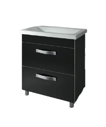 Фото для Тумба Хилтон с умывальником Фостер 800 черный