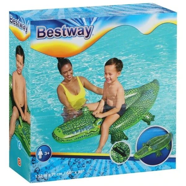 Фото для Игрушка надувная Bestway «Крокодил» 41477, 152?71 см