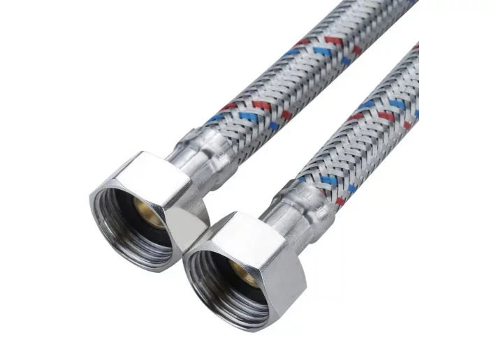 Фото для Гибкая подводка Гигант для воды в стальной оплётке, Г-Г 1/2" 80 см