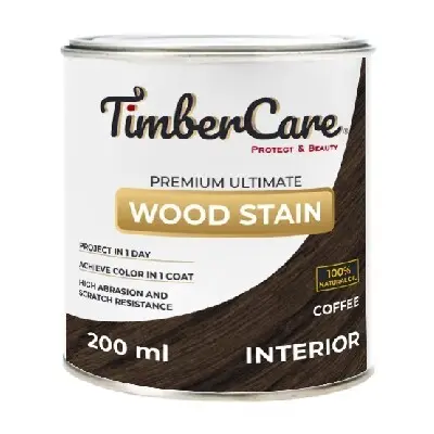 Масло тонирующее TimberCare Wood Stain 0,2л кофе 350019