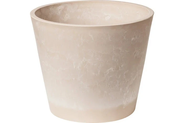 Фото для Горшок 12л с дренажным вкладышем, песочный