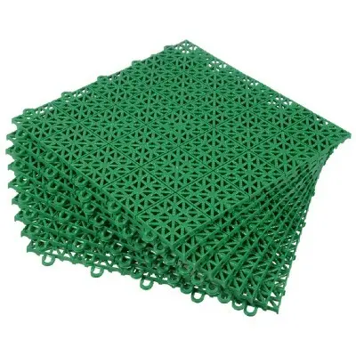Универсальное пластиковое покрытие VORTEX 1 м2, 9 плиток, 05365
