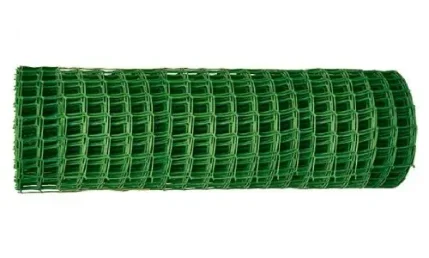 Фото для Заборная решетка 1,9x25 м, ячейка 55x58 мм, зеленая