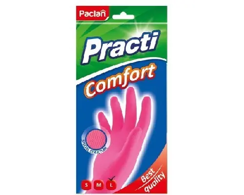 Перчатки резиновые Paclan Practi Comfort L/M/S