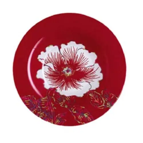 Тарелка суповая глубокая Ink Flower 24 см, D9690