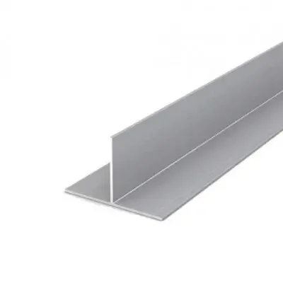 Тавр алюминиевый 25х25х2 мм, 2 м, цвет серебро