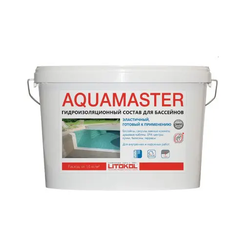 Гидроизоляционный состав для бассейнов AQUAMASTER LITOKOL 10 кг