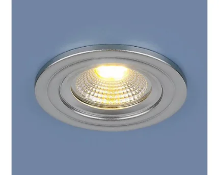 Встраиваемый светодиодный светильник 9902 LED 3W COB SL серебро
