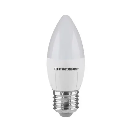 Лампа светодиодная "Свеча" C37 8W 6500K E27, BLE2724, Elektrostandard