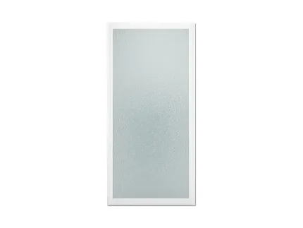Фото для Душевая ширма Торцевая на ванну 750х1400 мм. матовое стекло, белое