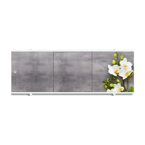 Водостойкий экран под ванну "Premium Collection" 1,48м Каменный цветок