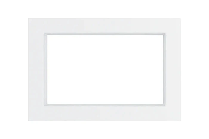 Фото для Рамка горизонтальная 2-местная, без перемычки, GFR00-7012-01, серия Катрин, белый 39566