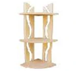 Фото для Полка угловая "Волна 3" ПУВ3 3-ярусная, липа