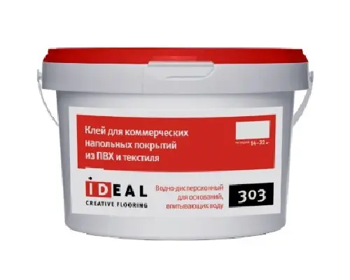 Клей Ideal 303 для коммерческого ПВХ-линолеума 14 кг