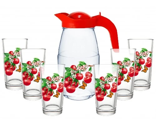 kuvshin_6_stakanov_200ml_apelsiny_vishnya_liliya
