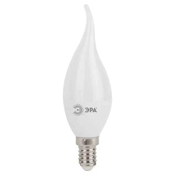 Лампочка светодиодная ЭРА STD LED BXS-11W-860-E14 E14 11Вт свеча на ветру холодный дневной свет