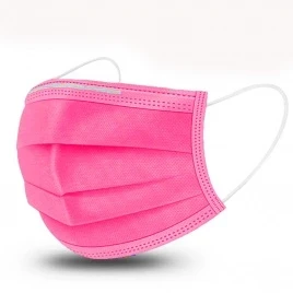 Маска одноразовая 3-х слойная Мельтблаун, 50 шт.