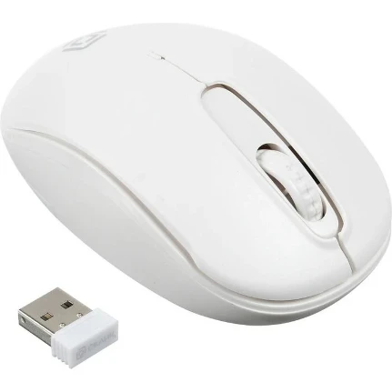 Фото для Мышь беспроводная Oklick 505MW белый оптическая (1000dpi) беспроводная USB (3but)