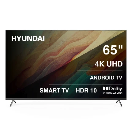 Фото для Телевизор LED 65" Hyundai H-LED65BU7009 Smart Android TV Frameless Metal черный/черный/4K Ultra HD/D