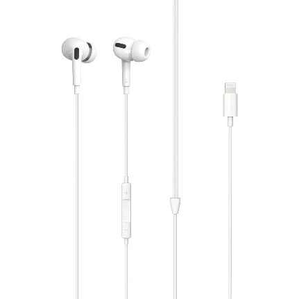 Фото для Наушники - вкладыши Smart buy PRO-8, SUPER QUALITY, Lightning белая (, SBH-1023K,кабель 1.1м. стерио