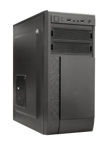 Фото для Корпус 400Вт АТХ GF-Q8BA, с БП SP-400A12 REV.B, 400Вт, 2+1ODD, 3HDD, 1SSD, 2USB 2.0, Audio, размеры 408*178*395, сталь 0,5