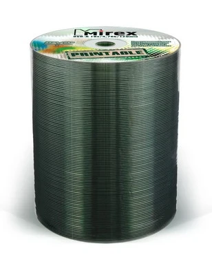 Фото для Диск DVD-R 4.7Gb 16-х Mirex Printable (упакованы по 100шт в пленке) UL130028A1T