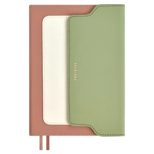 Фото для ЕЖЕДНЕВНИК А5 ESCALADA 160Л 146*211ММ ЛЕЙКЕР ПЕПЕЛЬНО-РОЗОВЫЙ