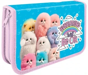 Фото для ПЕНАЛ Б/Н КАРКАСНЫЙ 2С СРЕДНИЙ ПЧЁЛКА ЛАМ КАРТОН ДЛЯ ДЕВОЧЕК 1-ОТД 19*11,5*3СМ 1 МОЛНИЯ АССОРТИ (РАЗНОЦВЕТНЫЕ ПУШИСТИКИ 2024)