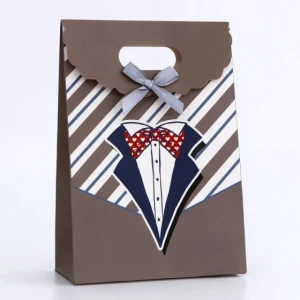 Фото для ПАКЕТ ПОДАРОЧНЫЙ 14*6*21СМ "ЛУЧШЕМУ МУЖЧИНЕ"