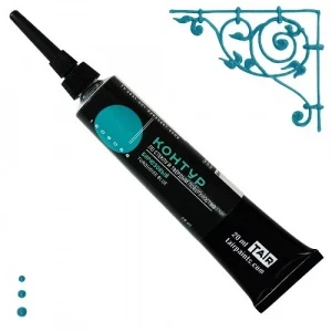 Фото для КРАСКИ ВИТРАЖ TAIR КОНТУР 20МЛ БИРЮЗОВЫЙ