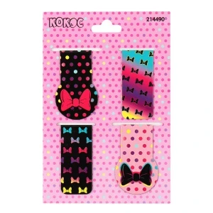 Фото для ЗАКЛАДКА МАГНИТНАЯ КОКОС 4ШТ 25*55 ММ (2628315*214490, Bow)