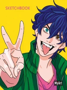 Фото для ЗАПИСНАЯ КН СКЕТЧБУК А4 64Л "MYART" 7БЦ АНИМЕ "КРАШ"