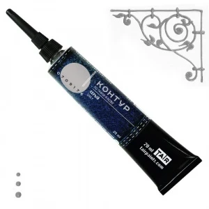 Фото для КРАСКИ БАТИК TAIR КОНТУР 20МЛ СЕРЫЙ