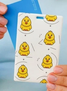 Фото для ОБЛОЖКА Д КАРТ АЛЕФ 6,5*10,4СМ "CRAZY DUCK"