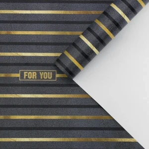 Фото для БУМАГА ДЛЯ УПАКОВКИ ПОДАРКОВ 60*90СМ "FOR YOU"