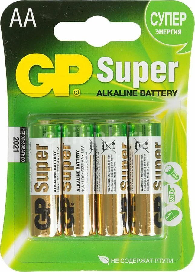 Батарейка GP super LR6 AA пальч