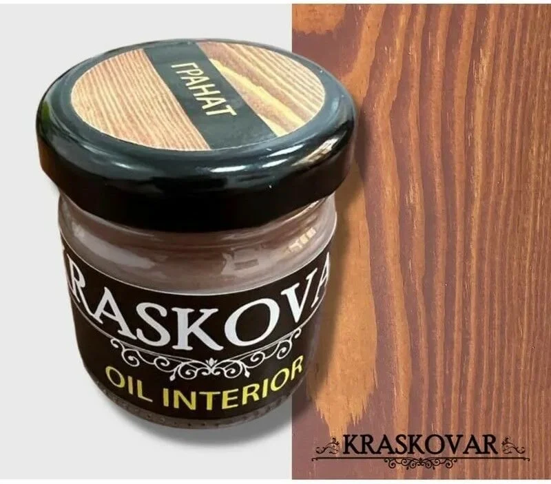Масло для интерьера Kraskovar Deco Oil Interior Гранатовый 40 мл