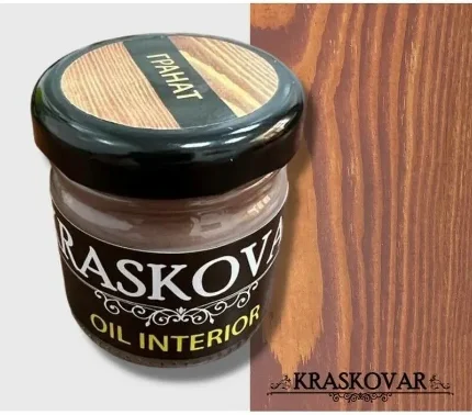 Фото для Масло для интерьера Kraskovar Deco Oil Interior Гранатовый 40 мл