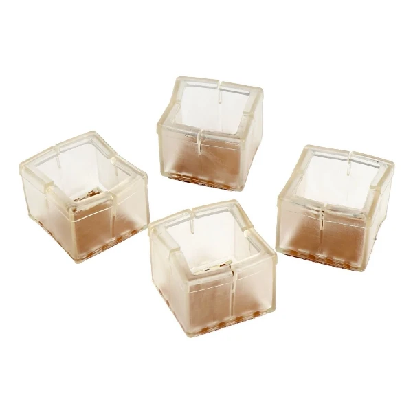 Фото для Накладка мебельная резина фетр, квадратная, d=30-35 мм, 4 шт