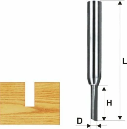 Фото для Фреза пазовая прямая D3, H6, L51//Энкор