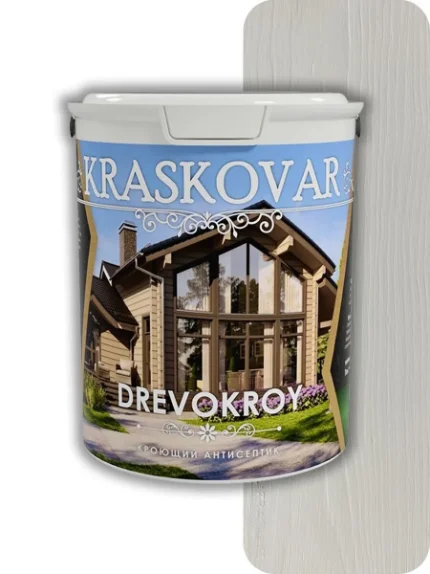 Фото для Антисептик кроющий Kraskovar Drevokroy база А белый 150мл