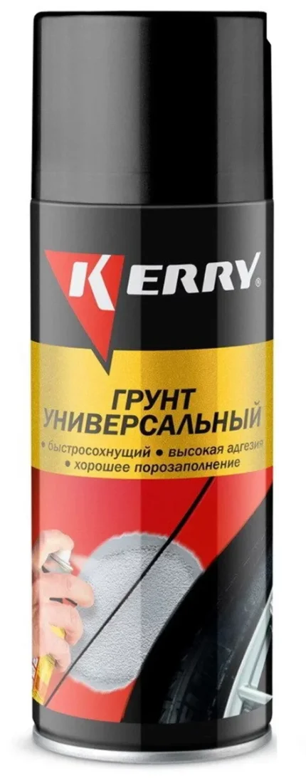 Фото для Грунтовка аэрозоль универсал алкидная черная 520мл//KERRY